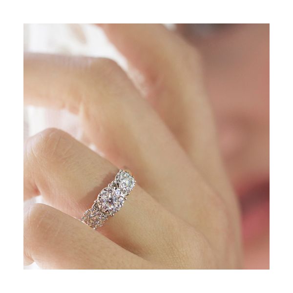 14k White Gold Bridal Set - Image 5