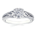 14k White Gold Bridal Set - Image 2