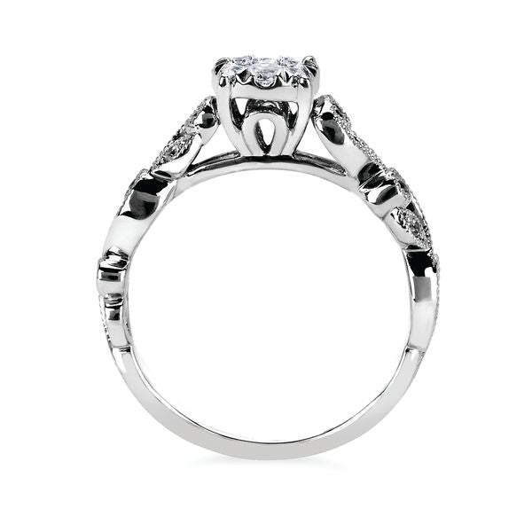 14k White Gold Bridal Set - Image 4