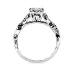 14k White Gold Bridal Set - Image 4