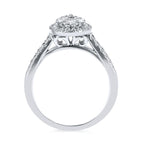 14k White Gold Bridal Set - Image 4