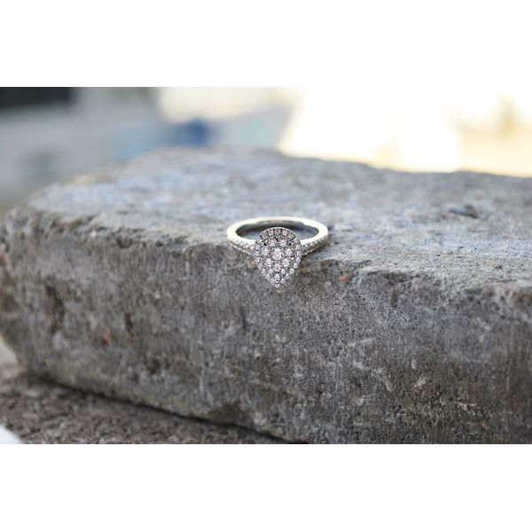14k White Gold Bridal Set - Image 5