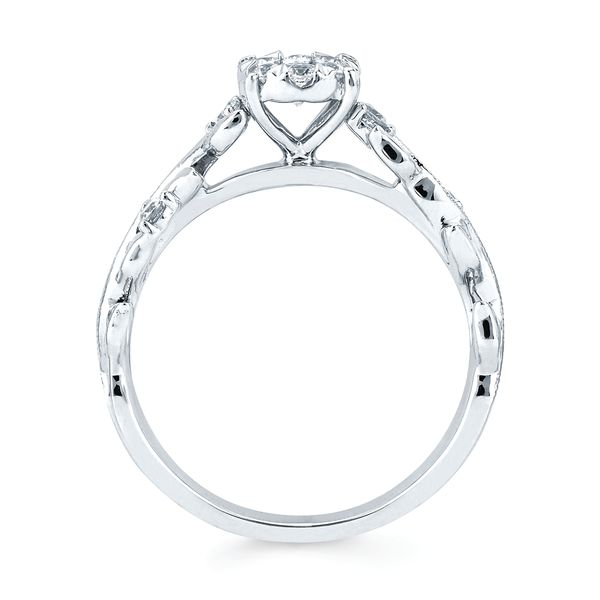 14k White Gold Bridal Set - Image 4