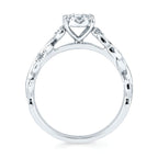 14k White Gold Bridal Set - Image 4