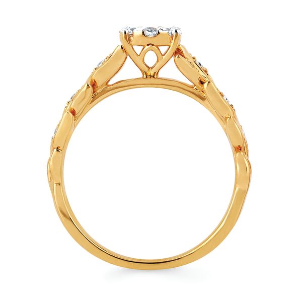 14k Yellow Gold Bridal Set - Image 4