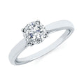 14k White Gold Engagement Ring