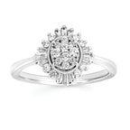 14k White Gold Bridal Set - Image 2