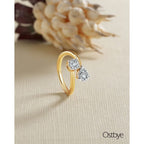 14k Yellow Gold Engagement Ring - Image 2
