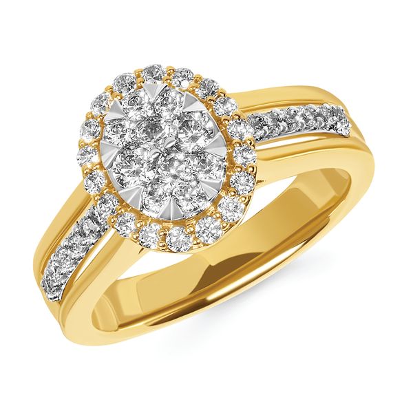 14k Yellow Gold Engagement Ring
