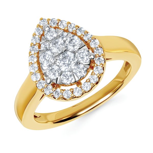 14k Yellow Gold Engagement Ring