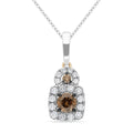 Platinum And 14k Two Tone Gold Pendant