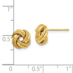 Leslie's 14K Polished D/C Love Knot Post Earrings - Image 4