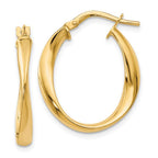 Leslie's 14K Polished Hoop Earrings