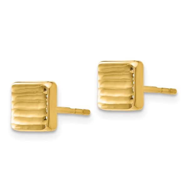 Leslie's 14K Gold Post Earrings - Image 2