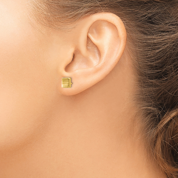 Leslie's 14K Gold Post Earrings - Image 3