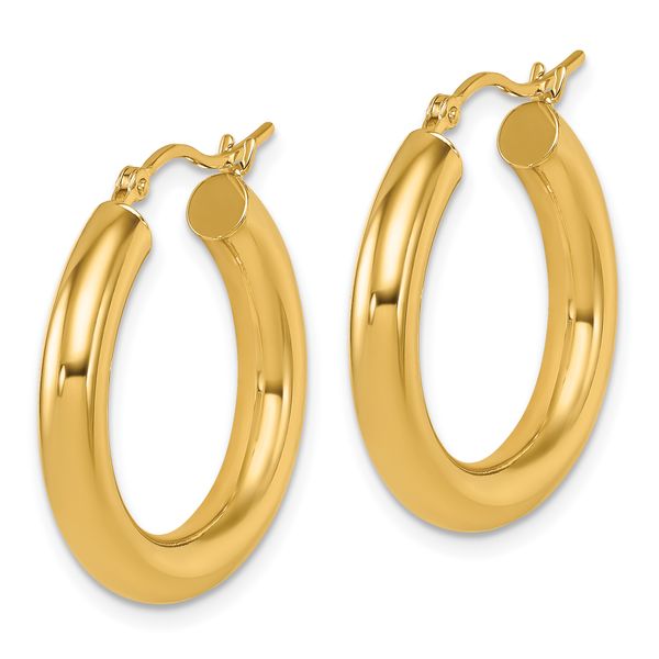 Leslie's 14K Polished Lightweight Hoop Earrings - Image 2