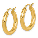 Leslie's 14K Polished Lightweight Hoop Earrings - Image 2
