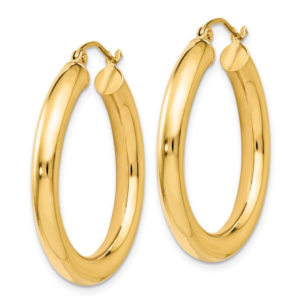 Leslie's 14K Polished Lightweight Hoop Earrings - Image 2