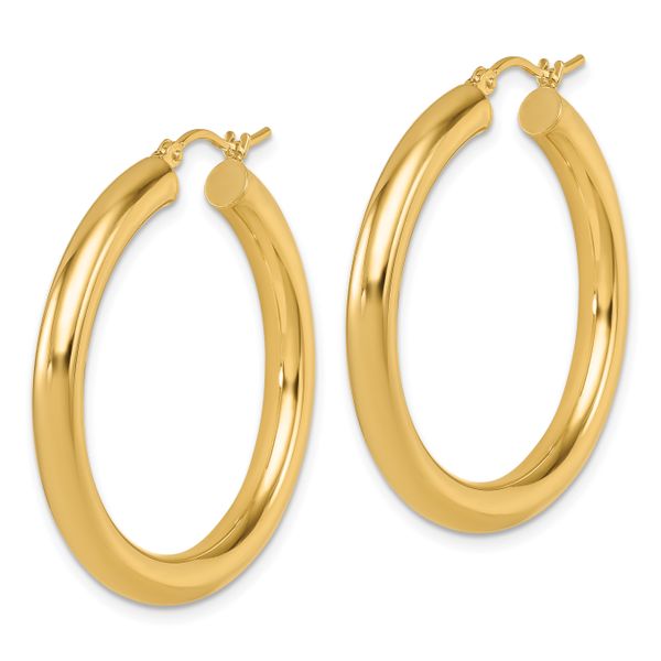 Leslie's 14K Polished Lightweight Hoop Earrings - Image 2