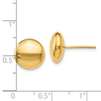 Leslie's 14K Polished Button Post Earrings - Image 4