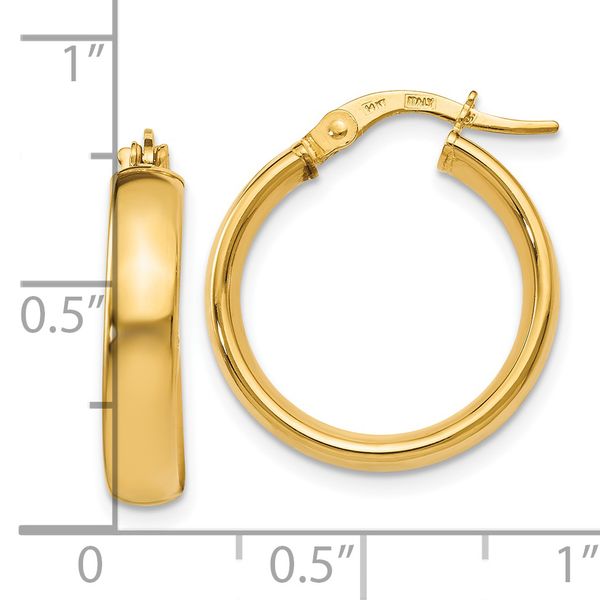 Leslie's 14K Polished Earrings - Image 4