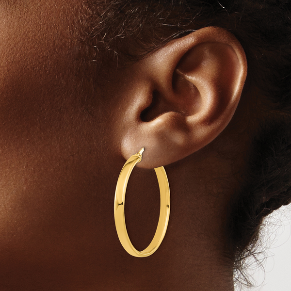 Leslie's 14K Polished Earrings - Image 3