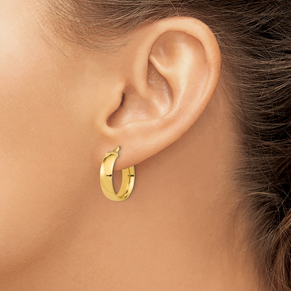 Leslie's 14K Polished Earrings - Image 3