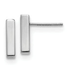 Leslie's 14K White Gold Polished Post Earrings