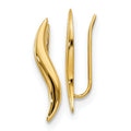 Leslie's 14K Polished Ear Climber Earrings
