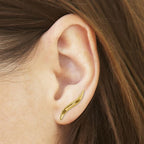 Leslie's 14K Polished Ear Climber Earrings - Image 3
