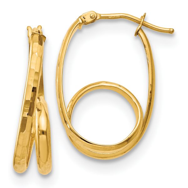 Leslie's 14K Polished Fancy Earrings
