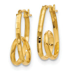 Leslie's 14K Polished Fancy Earrings - Image 2