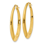 Leslie's 14K Polished Hoop Earrings - Image 2