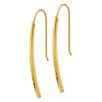Leslie's 14K Polished Dangle Bar Earrings - Image 2