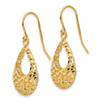 Leslie's 14K D/C Shepherd Hook Earrings - Image 2