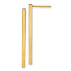 Leslie's 14K Polished Post Dangle Bar Earrings