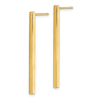 Leslie's 14K Polished Post Dangle Bar Earrings - Image 2