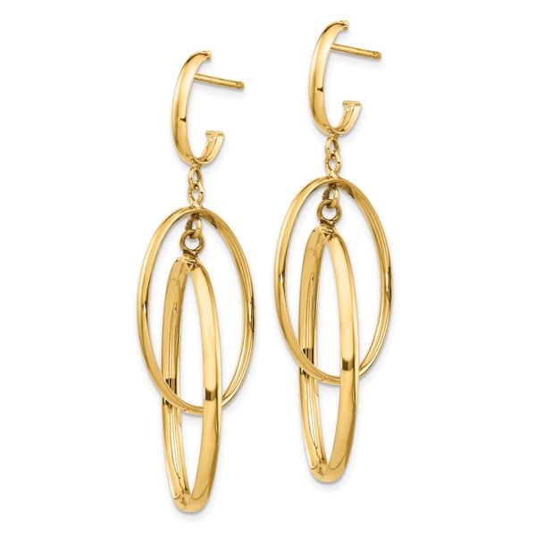 Leslie's 14K Polished Post Dangle Earrings - Image 2