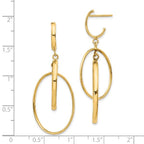Leslie's 14K Polished Post Dangle Earrings - Image 4