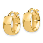 Leslie's 14K 6mm High Polished Hoop Earrings - Image 2