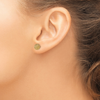 Leslie's 14k 7.75MM Filigree Ball Post Earrings - Image 3