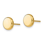 Leslie's 14k Polished Button Post Earrings - Image 2