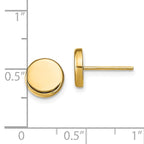 Leslie's 14k Polished Button Post Earrings - Image 4