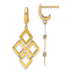 Leslie's 14k Polished Post Dangle Earrings