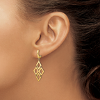 Leslie's 14k Polished Post Dangle Earrings - Image 3