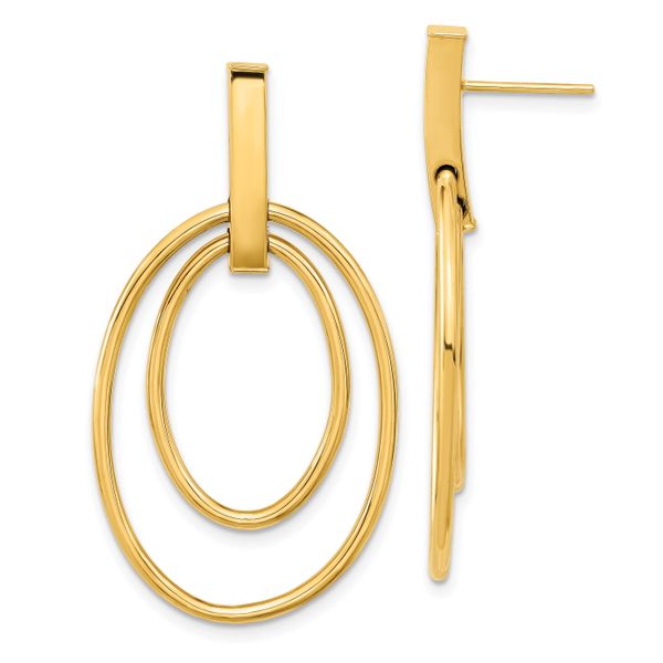 Leslie's 14k Polished Post Dangle Earrings