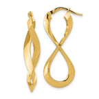 Leslie's 14K Polished Left and Right Eternity Hoop Earrings
