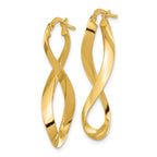 Leslie's 14K Polished Left and Right Eternity Hoop Earrings - Image 2