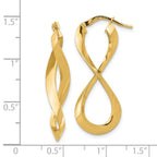 Leslie's 14K Polished Left and Right Eternity Hoop Earrings - Image 4