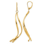 Leslie's 14K Polished Leverback Earrings